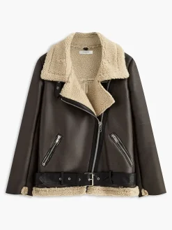 Best Zipper Belted Soft Fleece Jacket Outerwear|Jackets