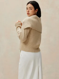 Outlet Zipper Pluffy Knit Outerwear Sweater Tops|Outerwear