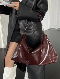 Hot Zipper Soft Hobo Bag Bags|Accessories